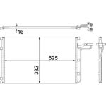Kondensator, Klimaanlage AC 551 001S Kondensator, Klimaanlage AC 551 001S