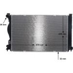 Kühler, Motorkühlung CR 978 000S Kühler, Motorkühlung CR 978 000S