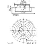 10 482 016 Bremsscheibe HA 08.9511.11 10 482 016 Bremsscheibe HA 08.9511.11
