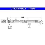 ATE Bremsschlauch 24.5286-0540.3