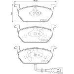 BREMBO Bremsklötze VA P 85 137 BREMBO Bremsklötze VA P 85 137