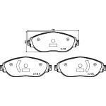 BREMBO Bremsklötze VA P 85 166