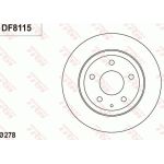 83 482 046 Bremsscheibe HA DF8115