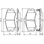 Bosch Bremsbelagsatz 0 986 494 426 Bosch Bremsbelagsatz 0 986 494 426