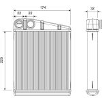 Valeo Wärmetauscher 812254 Valeo Wärmetauscher 812254