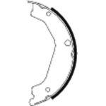 Handbremsbacken Hyundai Terracan 01 91068400 Handbremsbacken Hyundai Terracan 01 91068400