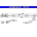 ATE Bremsschlauch 24.5290-0414.3 ATE Bremsschlauch 24.5290-0414.3