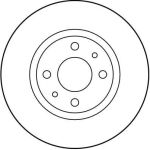 TRW Bremsscheibe DF1742 TRW Bremsscheibe DF1742