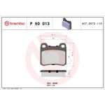 BREMBO Bremsklötze HA P 50 013 BREMBO Bremsklötze HA P 50 013