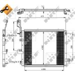 Kondensator, Klimaanlage 350047 Kondensator, Klimaanlage 350047