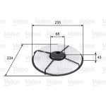 Valeo Luftfilter 585704 Valeo Luftfilter 585704
