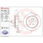 82 482 030 Bremsscheibe HA 08.A333.11 82 482 030 Bremsscheibe HA 08.A333.11