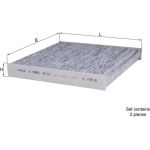 MAHLE Filter, Innenraumluft LAK 216 MAHLE Filter, Innenraumluft LAK 216