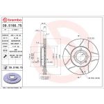 17 481 014M Bremsscheibe VA Brembo Max 09.5166.75 17 481 014M Bremsscheibe VA Brembo Max 09.5166.75