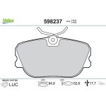 Valeo Bremsbelagsatz 598237 Valeo Bremsbelagsatz 598237