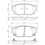 Bosch Bremsbelagsatz 0 986 494 394 Bosch Bremsbelagsatz 0 986 494 394