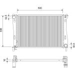 Valeo Motorkühler 701522