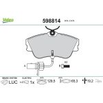 Valeo Bremsbelagsatz 598814 Valeo Bremsbelagsatz 598814