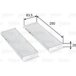 VALEO Innenraumfilter 715748 VALEO Innenraumfilter 715748