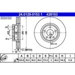 Bremsscheibe Nissan P. Murano 3.5 4X4 03-14 24.0128-0153.1 Bremsscheibe Nissan P. Murano 3.5 4X4 03-14 24.0128-0153.1