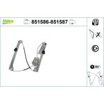 Valeo Fensterheber 851586 Valeo Fensterheber 851586