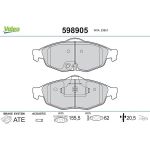 Valeo Bremsbelagsatz 598905 Valeo Bremsbelagsatz 598905