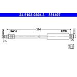 Bremsschlauch 24.5102-0304.3 Bremsschlauch 24.5102-0304.3