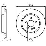 Bremsscheibe VA 0 986 478 468 Bremsscheibe VA 0 986 478 468