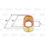 Valeo Luftfilter 585647 Valeo Luftfilter 585647