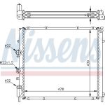 Nissens Wasserkühler PKW 63854A Nissens Wasserkühler PKW 63854A