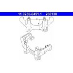ATE Halter, Bremssattel 11.0230-0451.1 ATE Halter, Bremssattel 11.0230-0451.1