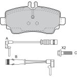 Valeo Bremsbelagsatz 598549 Valeo Bremsbelagsatz 598549