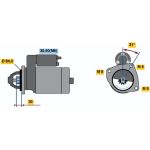 Bosch Anlasser 0001109306 Bosch Anlasser 0001109306