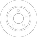 Bremsscheibe Mazda Vol. 3 DF4419 Bremsscheibe Mazda Vol. 3 DF4419