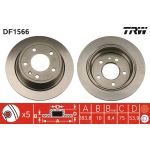 TRW Bremsscheibe DF1566 TRW Bremsscheibe DF1566