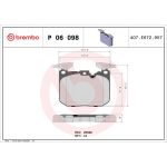 BREMBO Bremsklötze VA P 06 098 BREMBO Bremsklötze VA P 06 098