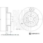 Bremsscheibe ADBP430115 Bremsscheibe ADBP430115