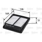 Valeo Luftfilter 585221 Valeo Luftfilter 585221