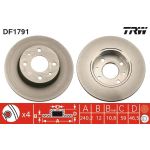 TRW Bremsscheibe DF1791 TRW Bremsscheibe DF1791