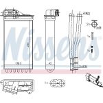 Nissens Heizungskühler PKW 71161 Nissens Heizungskühler PKW 71161