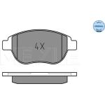 Bremsbelagsatz Peugeot S. 307 025 236 0019 Bremsbelagsatz Peugeot S. 307 025 236 0019