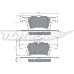 TOMEX brakes Bremsbelagsatz, Scheibenbremse TX 17-02 TOMEX brakes Bremsbelagsatz, Scheibenbremse TX 17-02