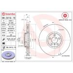 11 481 127 Brembo PREMIUM VA zweiteilig 09.C412.13 11 481 127 Brembo PREMIUM VA zweiteilig 09.C412.13