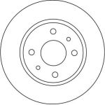 TRW Bremsscheibe DF4108 TRW Bremsscheibe DF4108