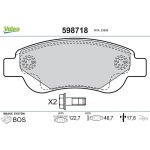 Valeo Bremsbelagsatz 598718 Valeo Bremsbelagsatz 598718