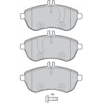 Valeo Bremsbelagsatz 598963 Valeo Bremsbelagsatz 598963