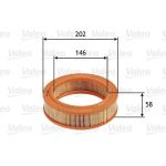 Valeo Luftfilter 585644 Valeo Luftfilter 585644