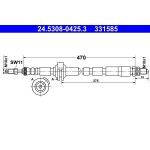 ATE Bremsschlauch 24.5308-0425.3 ATE Bremsschlauch 24.5308-0425.3