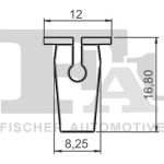 FA1 Befestigungsclip Zier-/Schutzleiste 11-60022.10 FA1 Befestigungsclip Zier-/Schutzleiste 11-60022.10