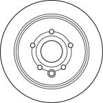 Bremsscheibe Lexus T. Is 05 DF6052 Bremsscheibe Lexus T. Is 05 DF6052